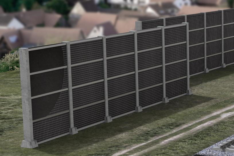 FiberAcoustic noise barriers