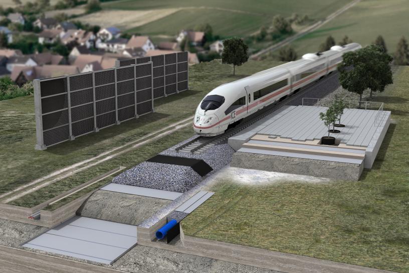 Geotextiles Railway