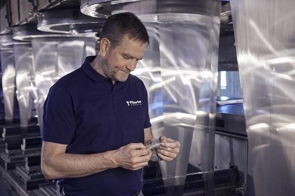 Engineer studying nonwovens