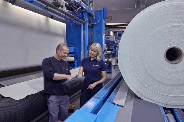 Production environment at Fibertex