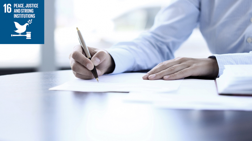 Peace, justice and strong institutions at Fibertex